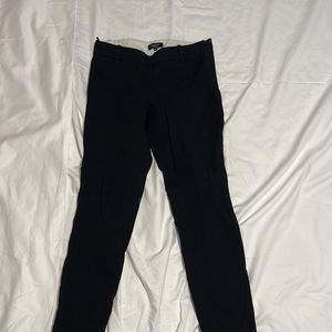 Babaton navy stretch dress pants cropped